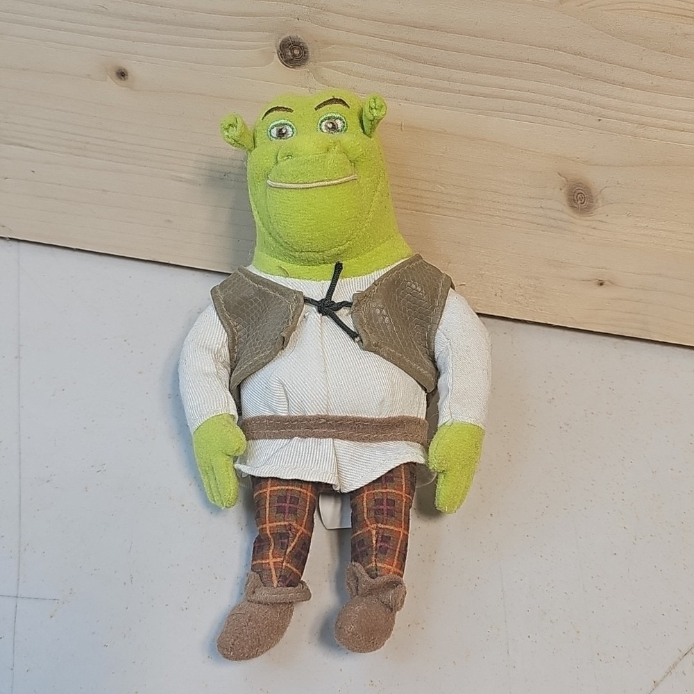 Vintage 2004 Shrek 2 Plush Doll 7"DreamWorks Beverly Hills Teddy BearCollectible